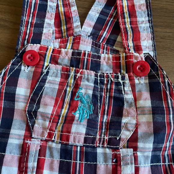 Ralph Lauren Polo Short Overalls 3-6 Months - Picture 2 of 4